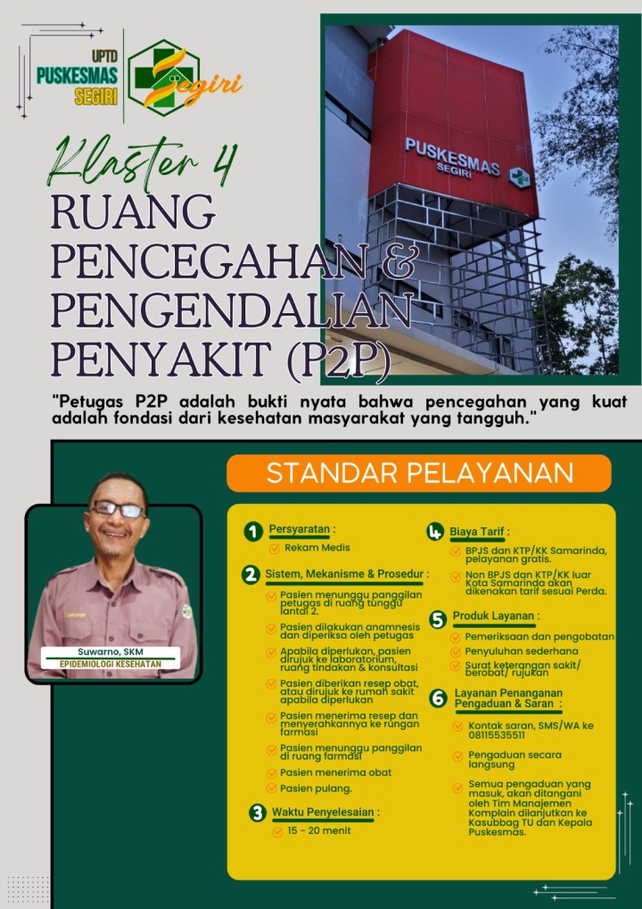 Ruang Pencegahan dan Pengendalian Penyakit (P2P)