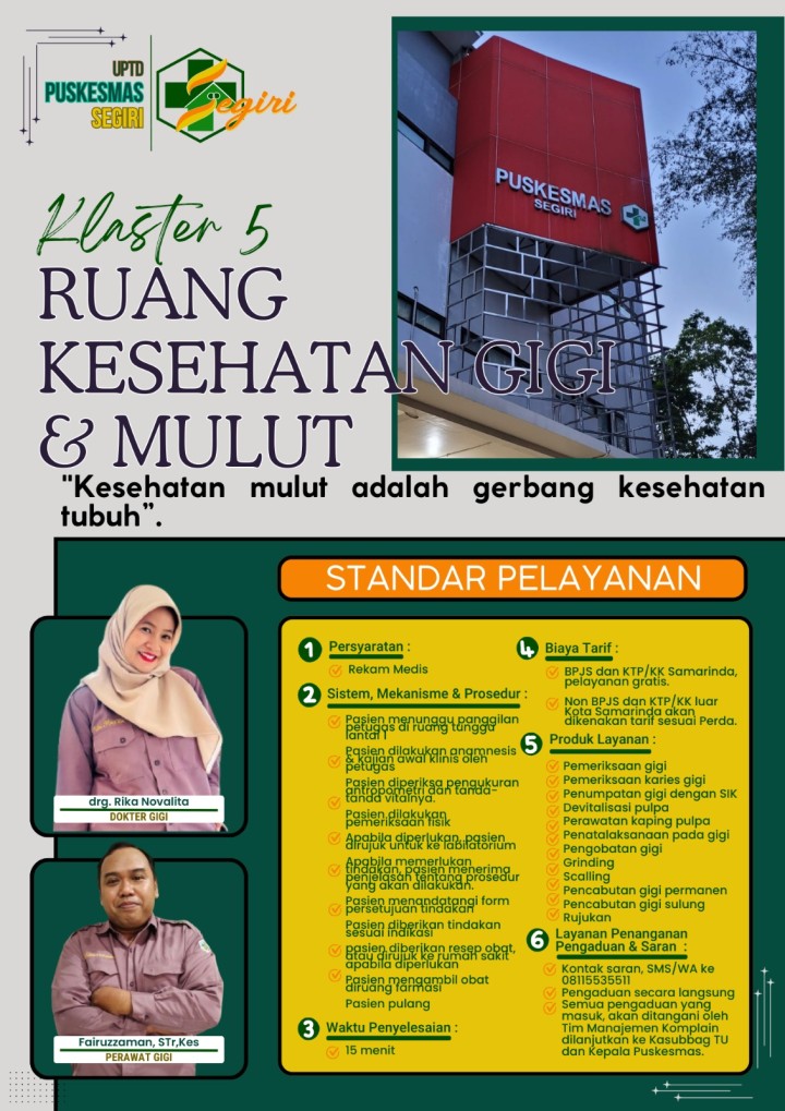 Ruang Kesehatan Gigi dan Mulut