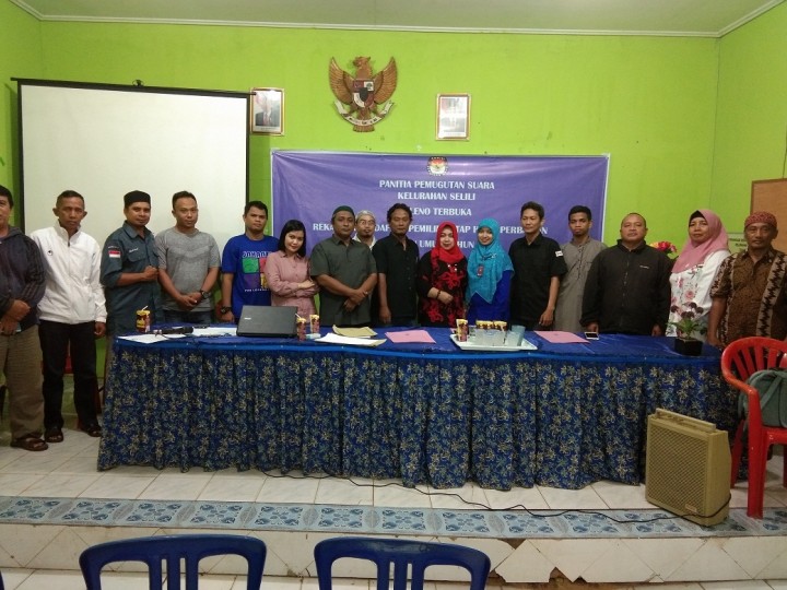 Rapat Pleno di Kelurahan Selili tentang rekapitulasi daftar pemilih dan hasil perbaikan