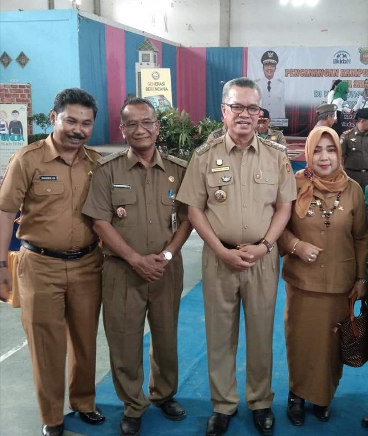 Menghadiri Pencanangan Kampung KB "SEMADA" Sehat Mandiri Sejahtera Di Kelurahan Bukuan Palaran