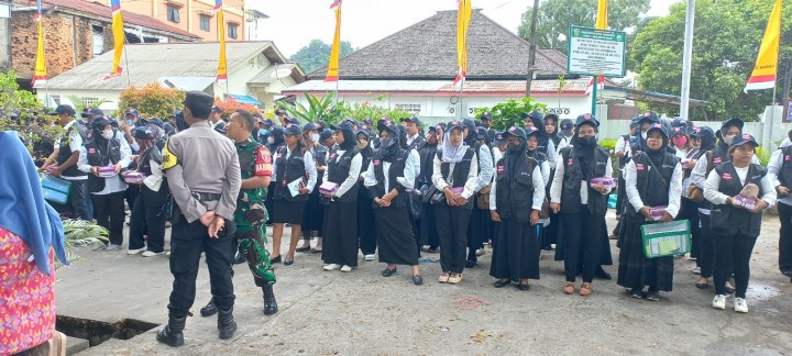 Apel Pagi Dan Pelantikan Pantarlih Se Kelurahan kecamatan Samarinda Ilir Tahun 2023