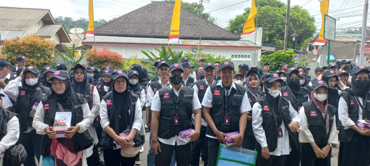 Apel Pagi Dan Pelantikan Pantarlih Se Kelurahan kecamatan Samarinda Ilir Tahun 2023