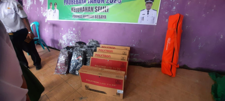 Pengadaan barang PROBEBAYA (Pokmas Berkah Bebaya) tanggal 09 Agustus 2023