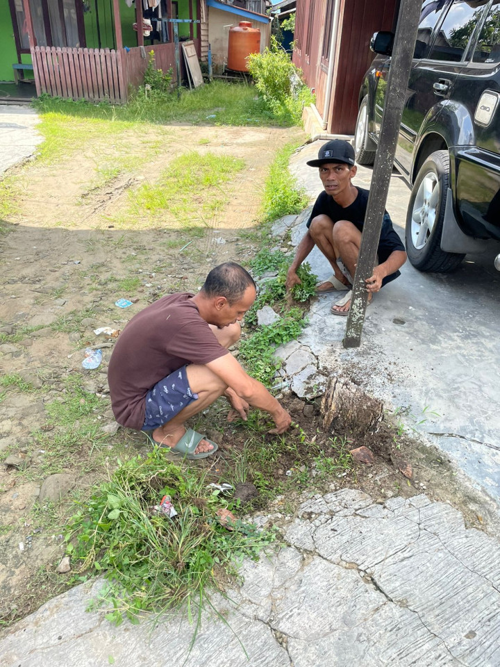 Kegiatan Kerja Bakti di Lingkungan Kelurahan Selili Tahun 2023