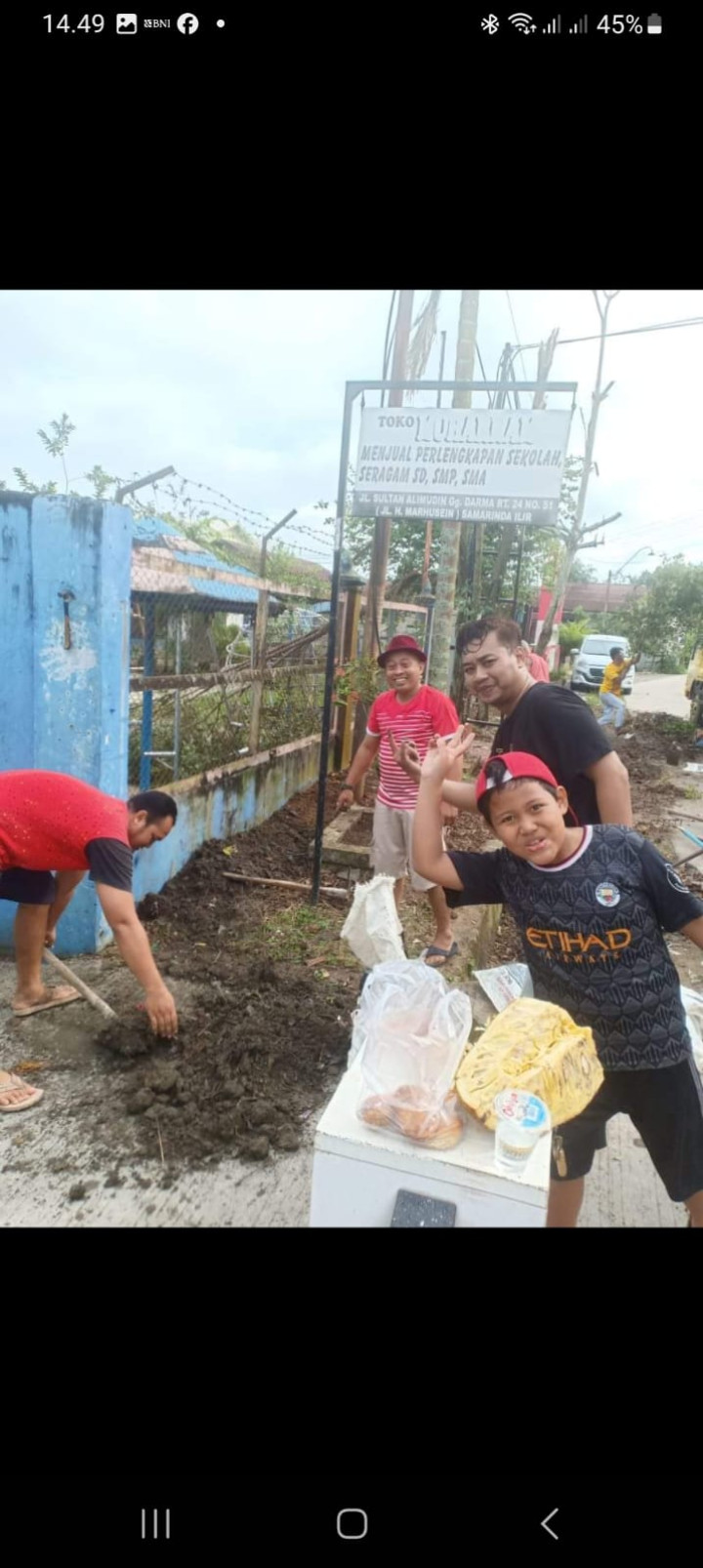 Kegiatan Kerja Bakti di Lingkungan Kelurahan Selili Tahun 2023