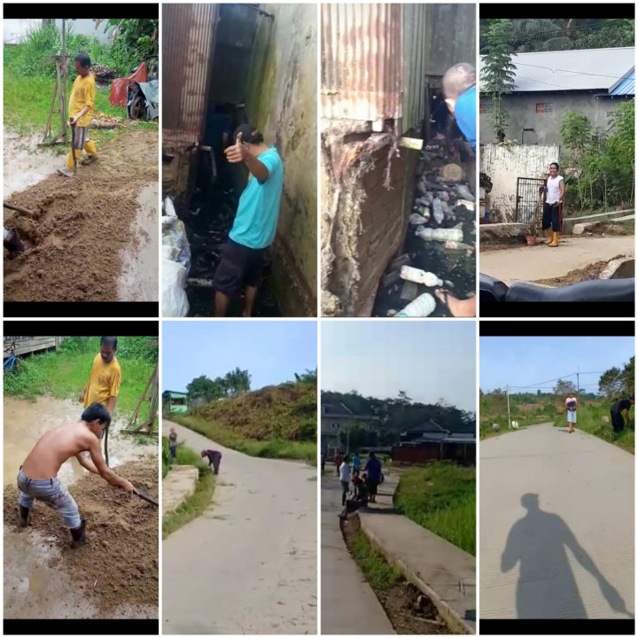 Kegiatan Gotong Royong Rt 01 Dan Rt 12 Kelurahan Sempaja Barat