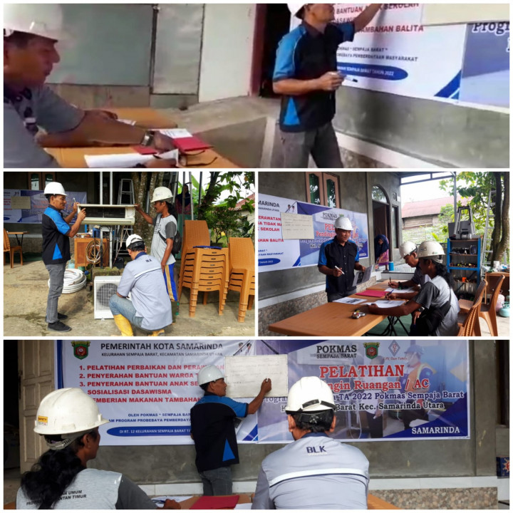 GIAT  KELURAHAN SEMPAJA BARAT  Senin  , 26 September  2022  👉 Monitoring Kegiatan PROBEBAYA Bid. Sapras : 1. Semenisasi Jalan Perum Kayu Manis RT. 06   👉 Peresmian Posyandu Remaja " MELATI " di Perum TVRI Graha Asri RT 05