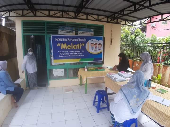 Giat Sabtu, 22 Oktober 2022 Lurah dan Ketua TP PKK Kelurahan Sempaja Barat Mengunjungi  Kegiatan Pelayanan Posyandu Lansia Melati di Perum TVRI Asri RT. 05 & RT.06