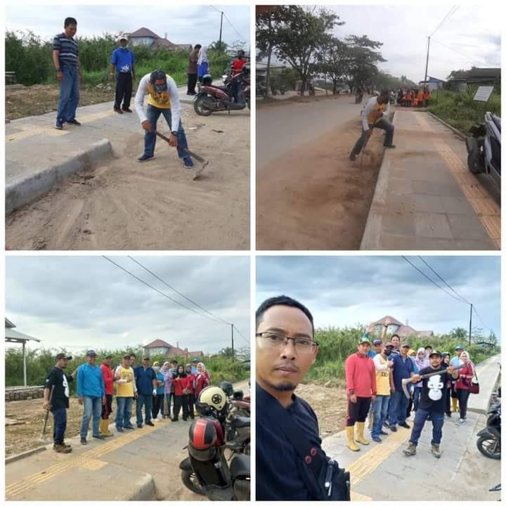 Giat Sabtu, 10 Desember 2022 mengikutin Gotong Royong  Massal di Segmen Jl. Kapten Soedjono Sungai Pinang