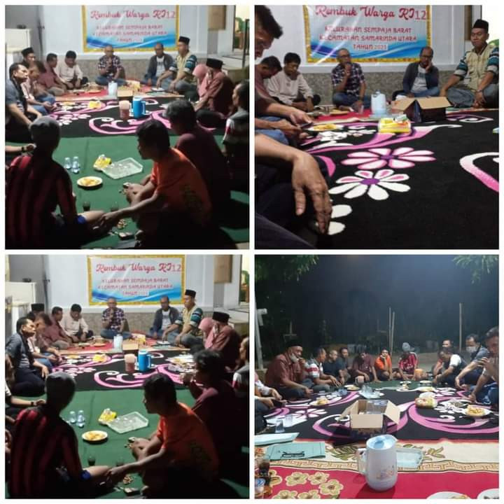 Giat Malam Minggu, 10 Desember 2022 Menhadiri Rembuk Warga Persiapan Kegiatan Probebaya Tahun 2023 dan Musrembang Tahun 2024 Kelurahan Sempaja Barat