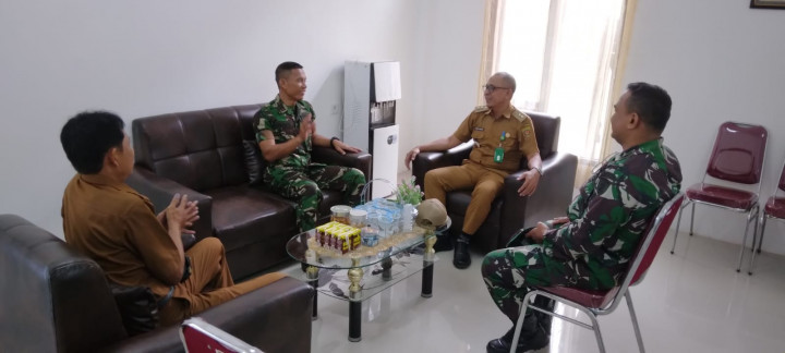 Senin, 06 Februari 2023  Menerima kunjungan dan silahturahmi dari DANRAMIL Samarinda Utara