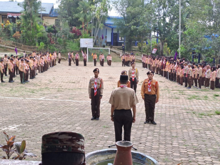 Giat Sabtu, 25 Februari 2023, Senam Sehat bersama Kader Dasawisma Melati dan Kader Posyandu Lansia Melati & Monitoring Posyandu Remaja Melati RT. 05, Menghadiri Upacara Pembukaan Lomba Tingkat 2 Kwartir Ranting Samarinda Utara di SMPN 12 Kel. Tanah Merah