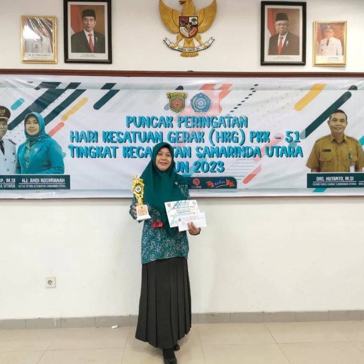 Giat, Senin 12 Juni 2023 Mengikuti Lomba Penyuluhan dan Puncak Peringatan Hari Kesatuan Gerak (HKG) ke 51 tahun di kantor Kecamatan Samarinda Utara.