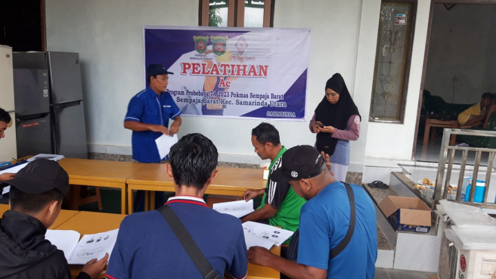 Kamis 15 Juni 2023 Kegiatan Probebaya bidang Pemberdayaan Masyarakat, Pelatihan AC untuk pada RT 01, RT 3, RT 5, RT 6, RT 10 dan RT 12 di Jl. Ring Road GG Lorong Abadi RT 12 di mulai dari tanggal 15 Juni 2023 s/d 21 Juni 2023.