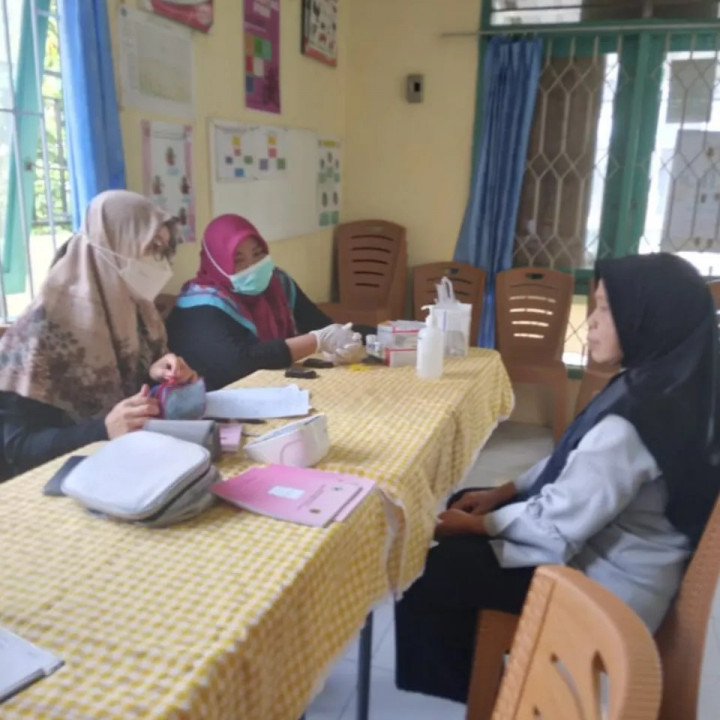 Giat, Sabtu 17 Juni 2023, Pemeriksaan Posyandu Lansia Melati Perum TVRI RT 05,  Pemeriksaan Posyandu Balita Al Hidayah di RT 12 sekaligus penyuluhan tumbuh kembang balita oleh puskesmas Sempaja.