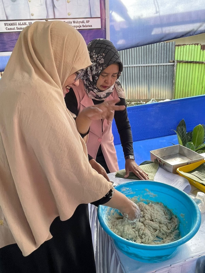 Rabu 21 Juni 2023 Kegiatan Probebaya bidang Pemberdayaan Masyarakat, Pelatihan Dasawisma Eco Print di RT 03, Pelatihan Tata Boga di SMK 3 Samarinda, Pelatihan Tata Busana (Menjahit) di SMK 3 Samarinda.