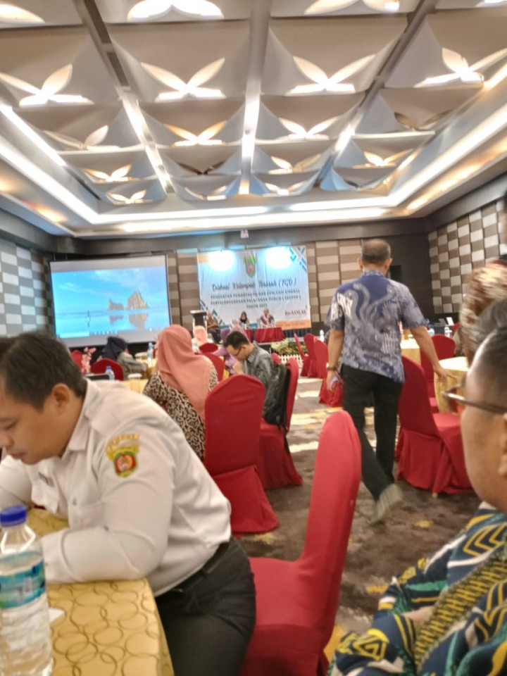 Giat, Rabu 12 Juli 2023 Menghadiri rapat Diskusi Kelompok Terarah ( FGD ) Penguatan Pemantauan dan Evaluasi Kinerja Penyelenggaraan Pelayanan Publik ( PEKPPP) Tahun 2023 di Hotel Swis Balikpapan
