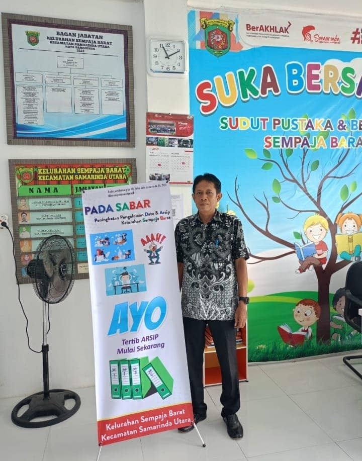 Desiminasi dan Publikasi Aksi Perubahan  "PADA SABAR" Peningkatan Pengelolaan Data dan Arsip Sempaja Barat.