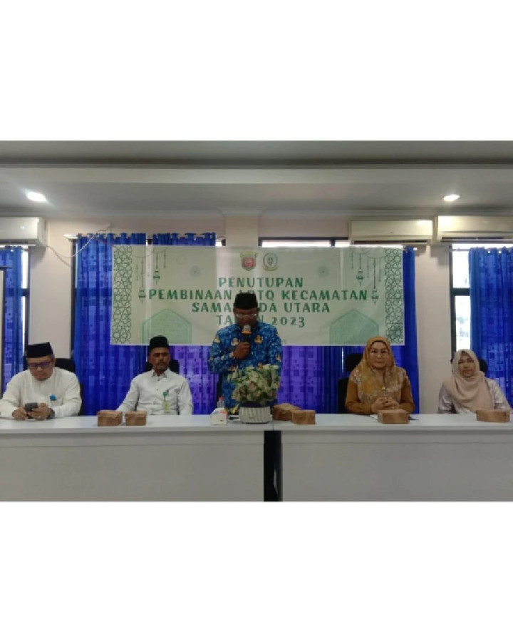 Giat Selasa, 12 Desember 2023,  Acara Penutupan Pembinaan Kafilah oleh LPTQ Kecamatan Samarinda Utara di Kantor Kecamatan Samarinda Utara