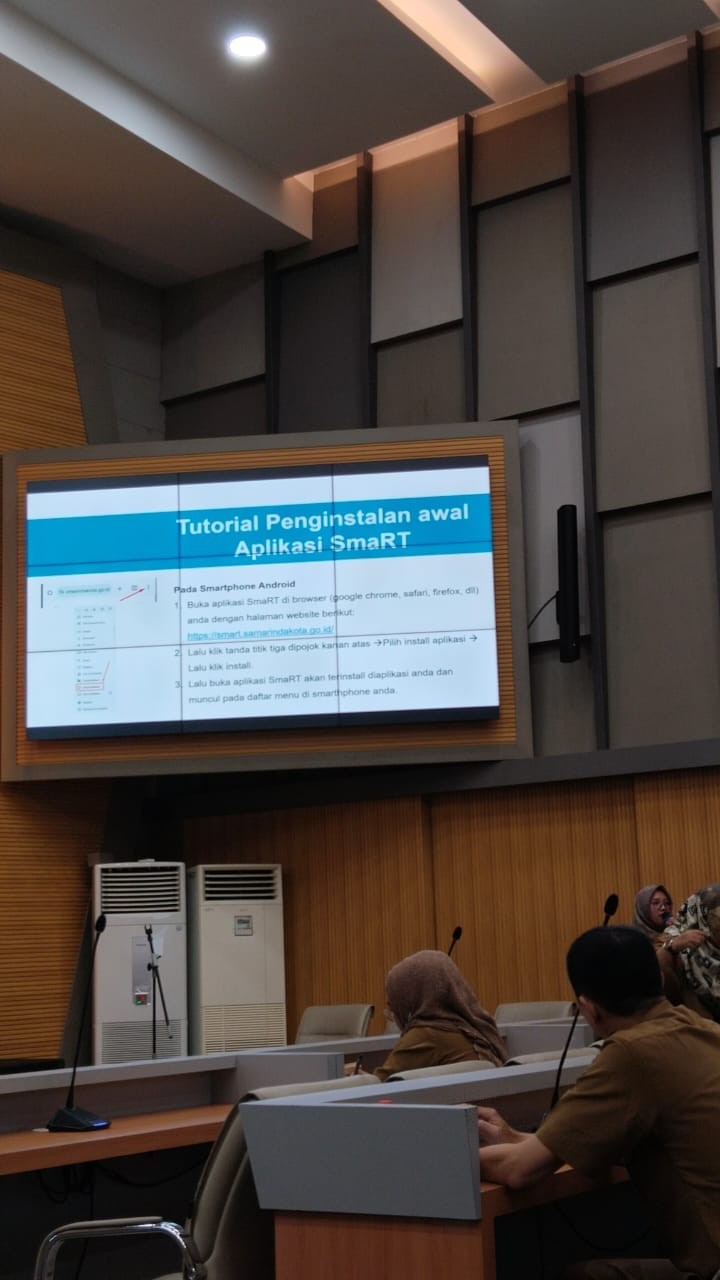 Giat, Senin 29 April 2024 Melaksanakan apel Senin pagi di kelurahan sempaja barat di pimpin oleh Seklur, Menghadiri Sosialisasi Aplikasi Smart RT Fitur Gotong royong di Ruang Mangkupalas Lt 2 gedung balaikota Samarinda di hadiri staf Kesra.