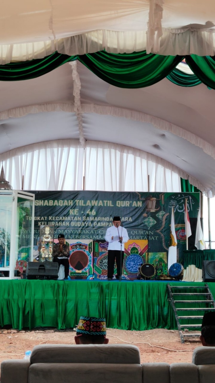 Giat, Kamis 02 Mei 2024 Menghadiri penutupan MTQ KE 46 tingkat kecamatan Samarinda Utara tahun 2024 di kelurahan Pampang di hadiri Lurah dan Kasi Kesra.