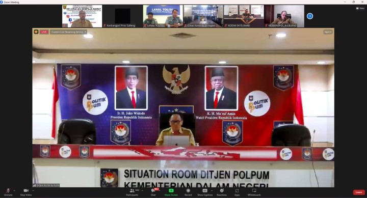 Giat, Senin 27 Mei 2024, Mengikuti zoom meeting Persiapan pembagian 10 juta Merah Putih tahun 2024 di ikuti oleh Kasi Tapem.