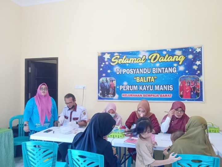 Giat Rabu, 12 Juni 2024 Mengikuti Zoom Meeting Kegiatan Intervensi Serentak Pencegahan Stunting dan Pelayanan Posyandu Bintang Kelurahan Sempaja Barat.