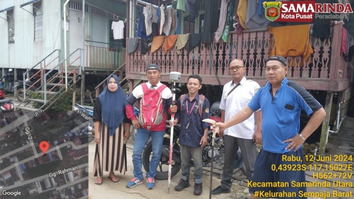 Giat, Rabu 12 Juni 2024, Meninjau lokasi pengukuran dan Pemetaan Kadastral sebidang tanah di Jl. KH Wahid Hasyim RT 12 di hadiri Kasi Tapem beserta staf, Ketua RT.12 & Menghadiri Rapat hari kedua Sosialisasi dan Bimtek Srikandi V3 di Ruang Mangkupalas balaikota dihadiri oleh staf.