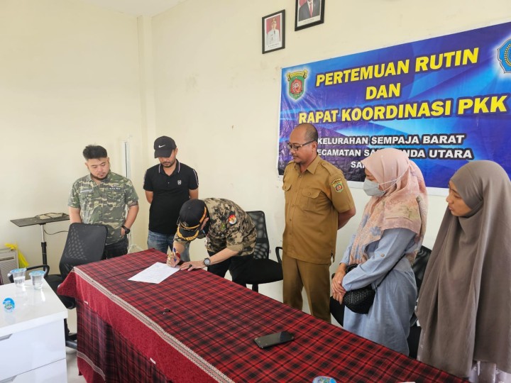 Giat, Selasa 25 Juni 2024, Pemeriksaan Kesehatan dari Puskesmas Sempaja untuk seluruh Staf Kelurahan Sempaja Barat & Melakukan Mediasi Tanah di Gang Jambu Citra RT 2 di pimpin Kasi Tapem beserta staf, Babinsa dan Ketua RT 02 di Aula kantor kelurahan sempaja barat.