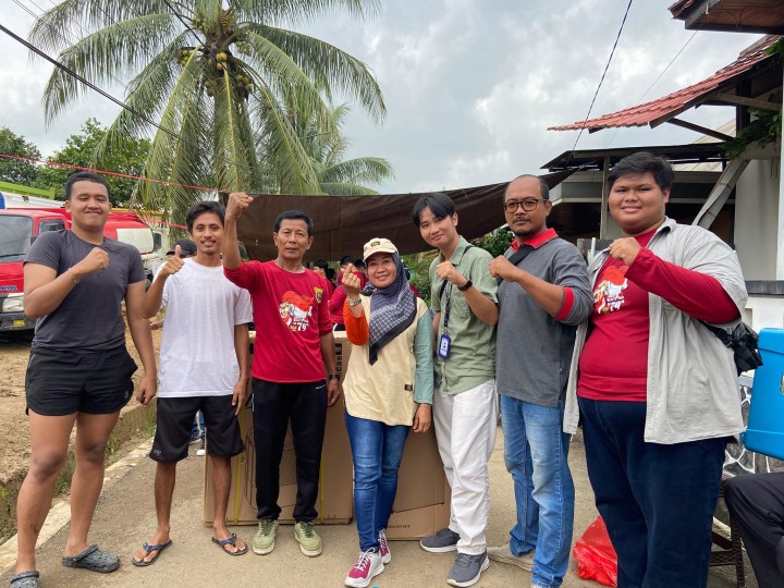 Giat pagi, Minggu 18 Agustus 2024 Semarak HUT RI 17 Agustus di wilayah RT pada wilayah kelurahan sempaja barat dihadiri Kasi Tapem.
