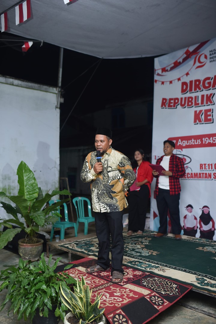 Giat Malam, Minggu 18 Agustus 2024 Menghadiri Malam puncak atau penutupan HUT RI 17 Agustus di wilayah RT 11 Kelurahan Sempaja Barat dihadiri Lurah, Ketua TP PKK dan sekretaris PKK, Babinsa, Mahasiswa UWGM Samarinda, Ketua RT 11 dan seluruh warga RT 11. Alhamdulillah telah berjalan dengan Lancar.
