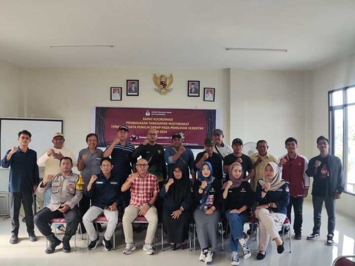 Giat sore, Jum'at 13 September 2024 Menghadiri Rapat Koordinasi Pembahasan Tanggapan Masyarakat Terhadap Daftar Pemilih Sementara Hasil Perbaikan (DPSHP) pada Pemilihan Serentak 2024 dihadiri Lurah, Ketua PPS beserta anggota, Sekretariat beserta anggota, PKD, PPK Kecamatan, Bhabinkamtibmas, Ketua RT se-kelurahan sempaja barat dan Panwascam.