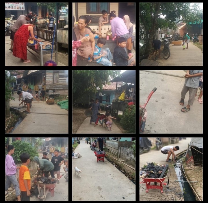 Giat Minggu, 22 September 2024 Gotong Royong Kebersihan Lingkungan dan Drainase di RT 05 dan RT 07 Kelurahan Sempaja Barat.