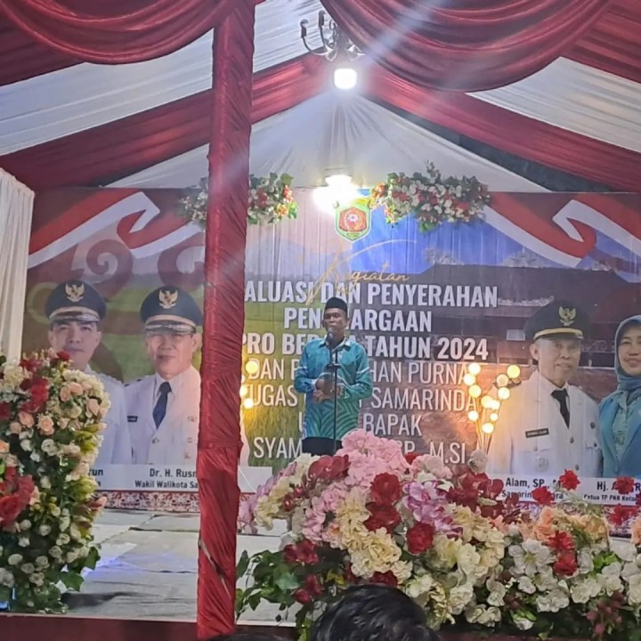 Giat malam, Minggu 22 September 2024 Menghadiri Perpisahan Purna Tugas Camat Samarinda Utara dan Pelaksanaan Evaluasi Kegiatan Probebaya di kantor Kecamatan Samarinda Utara dihadiri Lurah.
