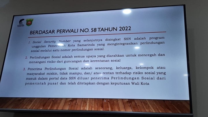 Giat, Kamis 26 September 2024 Menghadiri Rapat Koordinasi pembagian kartu Sosial Security Number (SSN) di Ruang Rapat Dinas Kominfo Kota Samarinda dihadiri Kasi Kesra.