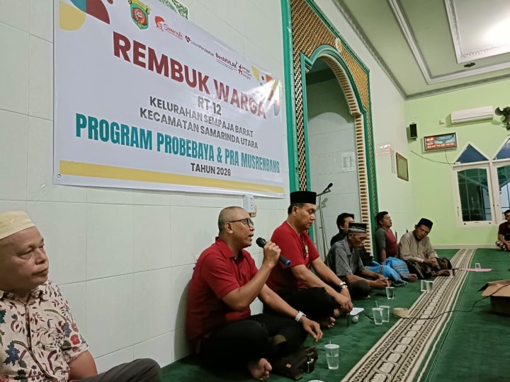 Giat malam, Rabu 06 November 2024 Menghadiri Rembuk Warga Persiapan Kegiatan Probebaya Tahun 2026 dan Musrembang Tahun 2025 di RT 12 Kelurahan Sempaja Barat dihadiri oleh Lurah, Seklur, Kasi Ekobang, Kasi Tapem, Kasi Kesra, Pendamping Infrastruktur dan Pendamping Non Infrastruktur, Ketua RT dan seluruh warga RT 12.