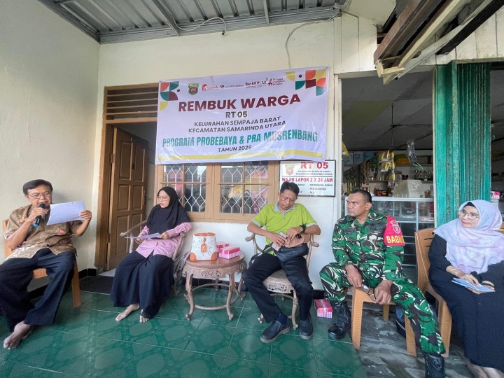 Giat, Jum'at 15 November 2024 Menghadiri Rembuk Warga Persiapan Kegiatan Probebaya Tahun 2026 dan Musrembang Tahun 2025 di RT 05 Kelurahan Sempaja Barat dihadiri oleh Seklur, Kasi Ekobang, Pendamping Non Infrastruktur, Babinsa, Ketua RT dan seluruh warga RT 05.