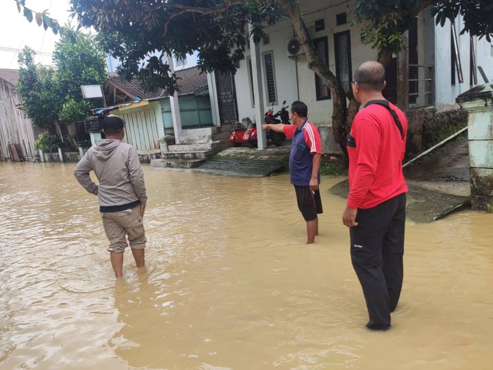 Giat, Rabu 29 Januari 2025 Meninjau lokasi langsung dan warga masyarakat yang terdampak banjir di RT 01 s/d RT 12 yang berada di lingkungan Kelurahan Sempaja Barat diakibatkan oleh Hujan yang sangat deras sehingga membuat volume air dan debit Air naik begitu tinggi hingga merendam beberapa wilayah RT kelurahan sempaja barat dihadiri oleh Lurah, Kasi Tapem beserta staf, Babinsa dan di dampingin seluruh Ketua RT.