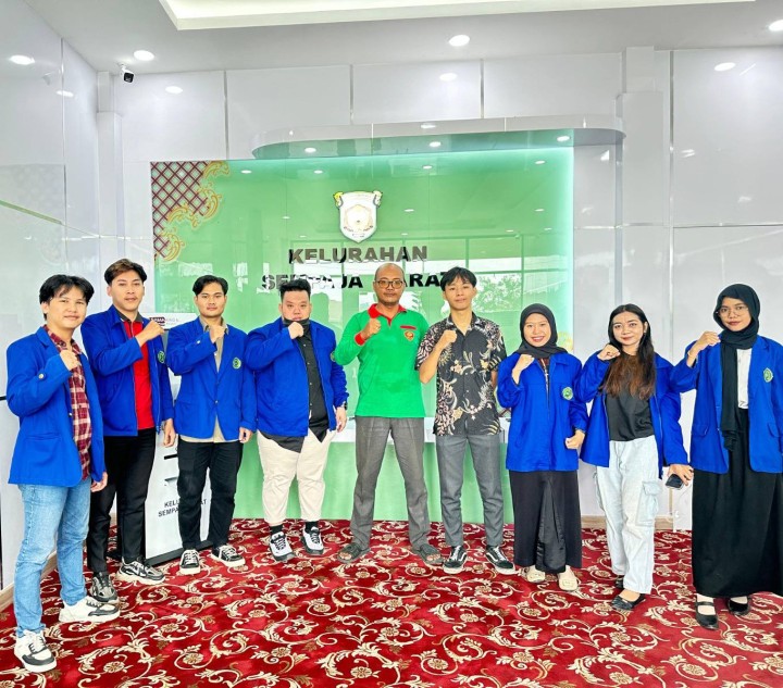 Giat, Jum'at 25 Juli 2025 Mendapatkan Kunjungan dari mahasiswa Universitas Widya Gama Mahakam Samarinda ingin melaksanakan KKN di kelurahan sempaja barat diterima oleh Kasi Tapem.