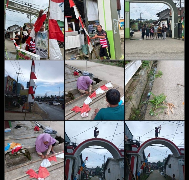Giat Minggu, 3 Agustus 2025 Gotong Royong Kebersihan Lingkungan dan Drainase serta Pemasangan Umbul2 dalam Rangka HUT RI ke 80 di RT. 04, 06,07,08,09,10 dan RT. 12 Kelurahan Sempaja Barat