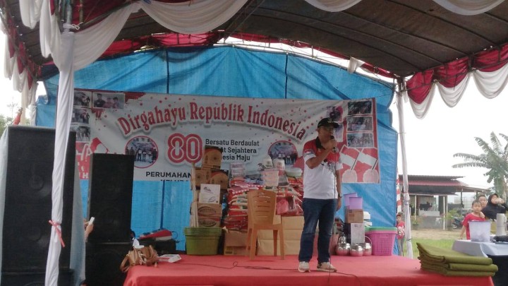Giat, Minggu 24 Agustus 2025 Menghadiri Jalan Santai dan sekaligus Pembagian Hadiah Lomba wilayah RT Perum TVRI Graha Asri RT 05 dalam rangka Kemerdekaan Republik Indonesia Hari Ulang Tahun ke-80 Kemerdekaan Republik Indonesia Tahun 2025 dihadiri Lurah dan Kasi Tapem.
