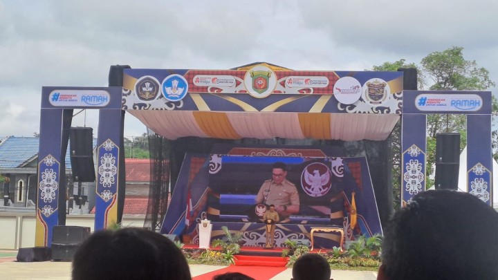 Giat, Selasa 30 September 2025 Menghadiri Peresmian Sekolah Terpadu Kota Samarinda di Jalan Jakarta, Loa Bakung Kota Samarinda dihadiri Lurah