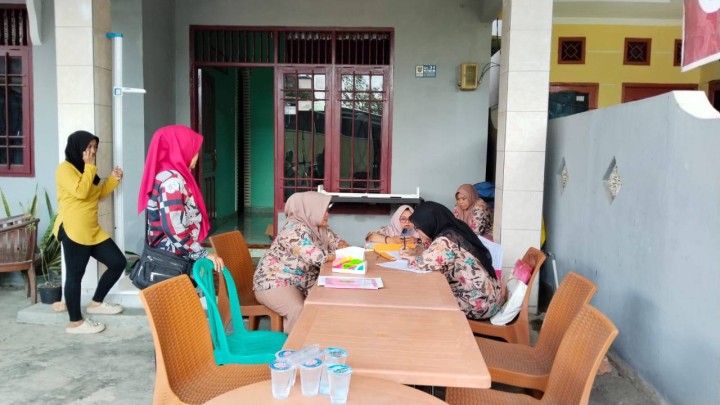 Giat, Kamis 16 Oktober 2026 Monitoring kegiatan Rutin Posyandu Al-Hidayah (Balita) di Jl. Ring Road Lorong Abadi RT 12 dihadiri Kasi Kesra.