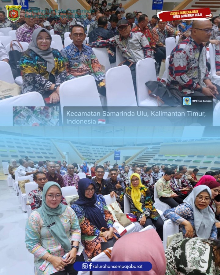 Giat, Kamis 20 November 2025 ‎ ‎1. Menghadiri Pelatihan Kompetensi Kerjasama Berbasis AKPK di Ruang Belida Dinas Perikanan Kota Samarinda dihadiri Sekretaris Lurah. ‎2. Menghadiri Rapat Evaluasi serta Peningkatan Program Bangga Kencana dan Pengendalian Program (RADALGRAM) DPPKB Kota Samarinda di Hotel Puri Senyiur Kota Samarinda dihadiri Kasi Kesra. ‎3. Menghadiri Sidang Komisi Irigasi Kota Samarinda "Dampak Alih Fungsi Lahan Terhadap Irigasi dan Ketahanan Pangan di Hotel Puri Senyiur Samarinda dihadiri Lurah. ‎4. Menghadiri acara Memperingati Hari Anti Korupsi Sedunia (HAKORDIA) Tahun 2025 dengan Tema "Berkelanjutan Cegah Korupsi untuk Samarinda Maju" di GOR Segiri Samarinda dihadiri Lurah dan Sekretaris Lurah.