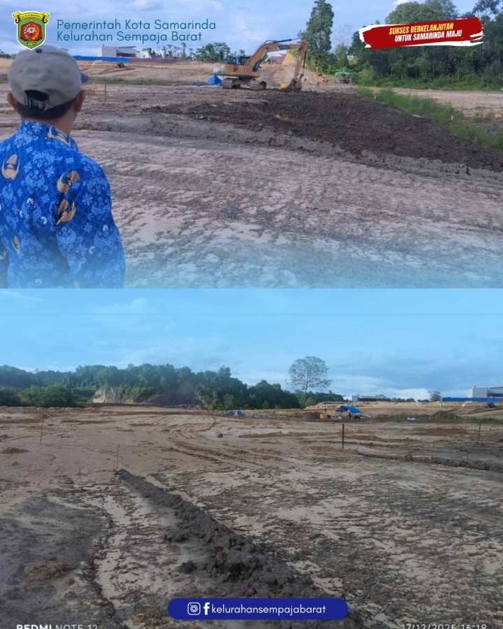 Giat, Rabu 17 Desember 2025 ‎ ‎1. Menghadiri Rapat Sosialisasi Program Kerja Tenaga Kesejahteraan Sosial Kecamatan (TKSK) Kota Samarinda di Hotel Midtown Samarinda dihadiri Kasi Kesra. ‎2. Monitoring  Lahan pematangan lahan kaplingan di Jl AW Syahrani RT 02 dihadiri Kasi Tapem beserta staf.