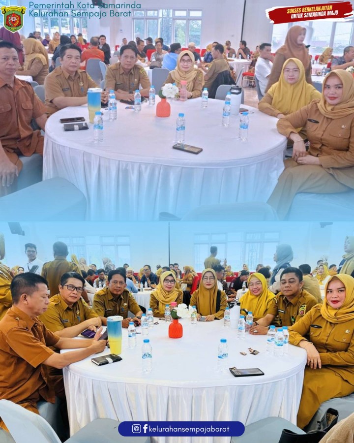 Giat, Senin 09 Februari 2026 1. Melaksanakan apel Senin pagi di kelurahan sempaja barat dipimpin oleh Kasi Tapem. 2. Menghadiri Rapat Sosialisasi Pengadaan Barang dan Jasa di Ruang Arutalla Bapperida Kota Samarinda dihadiri Sekretaris Lurah, Kasi Ekbang dan Kasi Kesra.