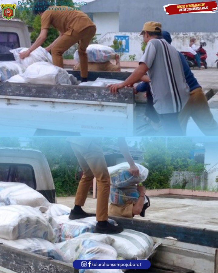 Giat, Senin 16 Maret 2026 Kedatangan Bantuan dari Bakti Sosial Pemerintah Kota Yayasan Dharma Bakti untuk warga kurang mampu di kelurahan sempaja barat & Menghadiri Buka Puasa dan Penyerahan Santunan kepada Anak Yatim Piatu dan Sholat Tarawih berjamaah di Hall GOR Segiri dihadiri Lurah.