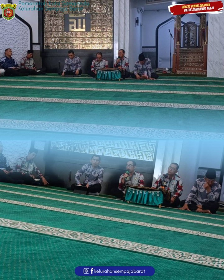 Giat, Kamis 02 April 2026 Menghadiri Rapat Koordinasi LPTQ Kota Samarinda di Musholla AR-Raudah Balaikota Samarinda dihadiri Sekretaris Lurah.