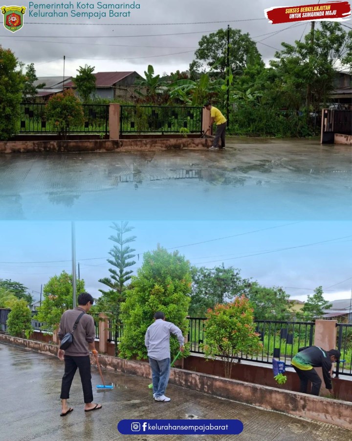 Giat, Jum'at 10 April 2026 Mari sukseskan Gerakan Indonesia Asri 🌱 Dimulai dari langkah kecil—menjaga kebersihan lingkungan kantor kita 🌿