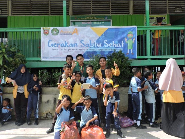 Sabtu Sehat di SDN 020 Sempaja Selatan